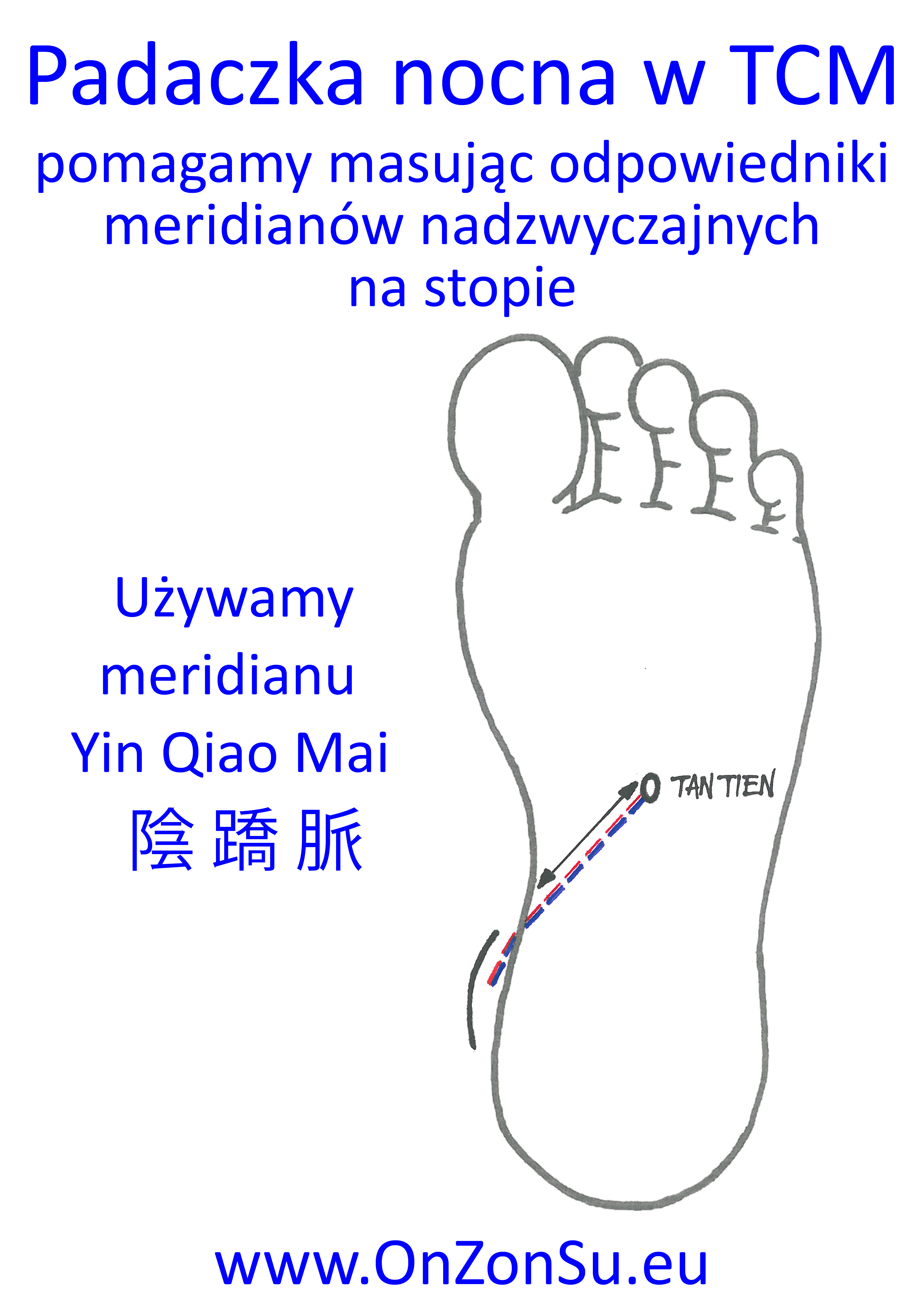 Kurs masażu stóp On Zon Su, Szkolenia refleksologii stóp - Padaczka nocna - harmonizujemy meridian nadzwyczajny Yin Qiao Mai 陰 蹻 脈 MEM.jpg
